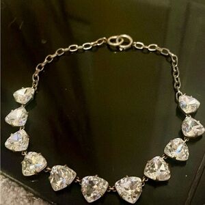 Stella & Dot Silver Heart Necklace